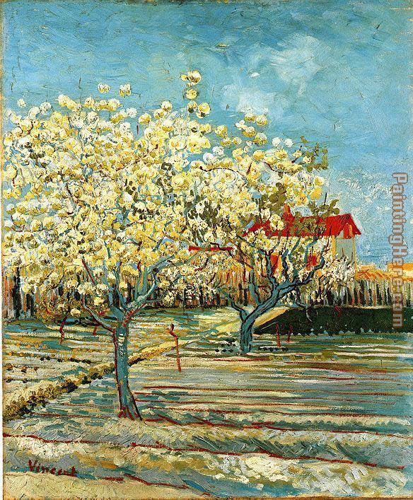 Vincent van Gogh Orchard in Blossom 2